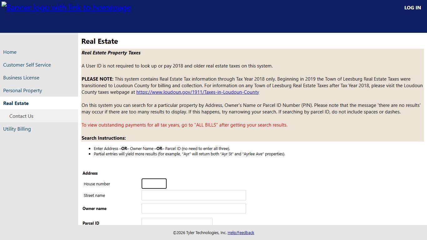 Real Estate Property Taxes